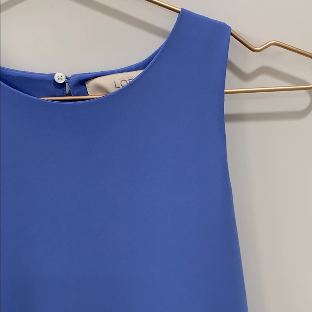 Loft Ruffle Back Shell Tank Top - Picture 5 of 9